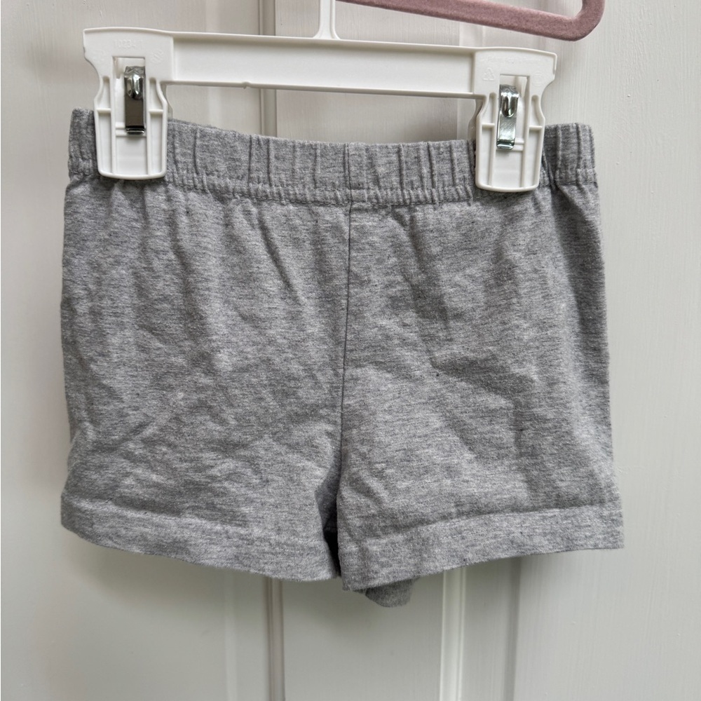 Simple Joys by Carter's 5T Girls Heather Gray Kids Gymnastics Bike Soft Shorts